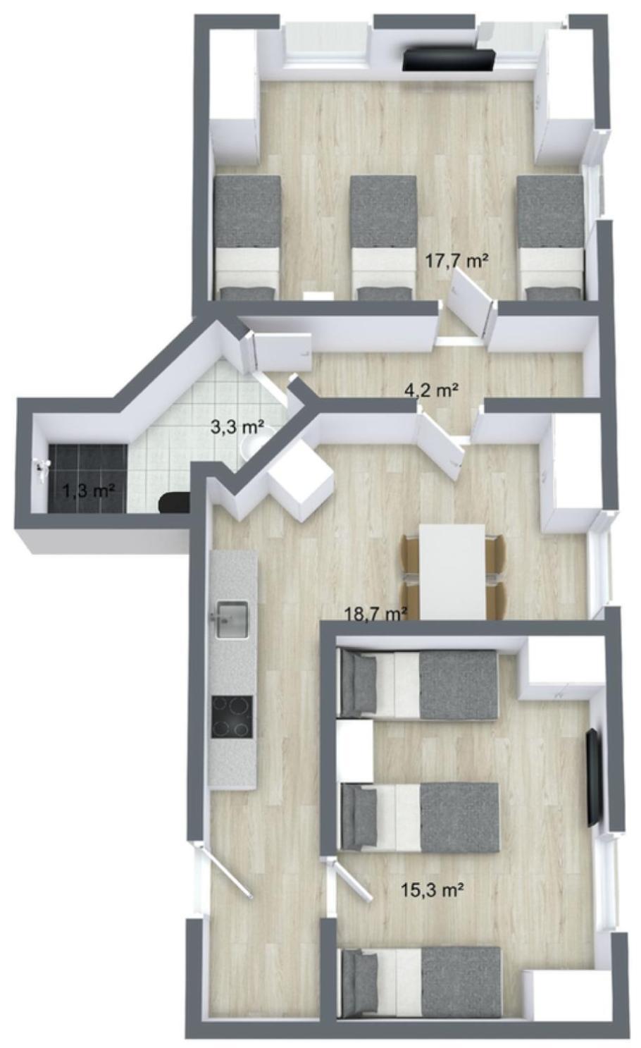 Wuerzburg Altbau-Citylofts Esterno foto