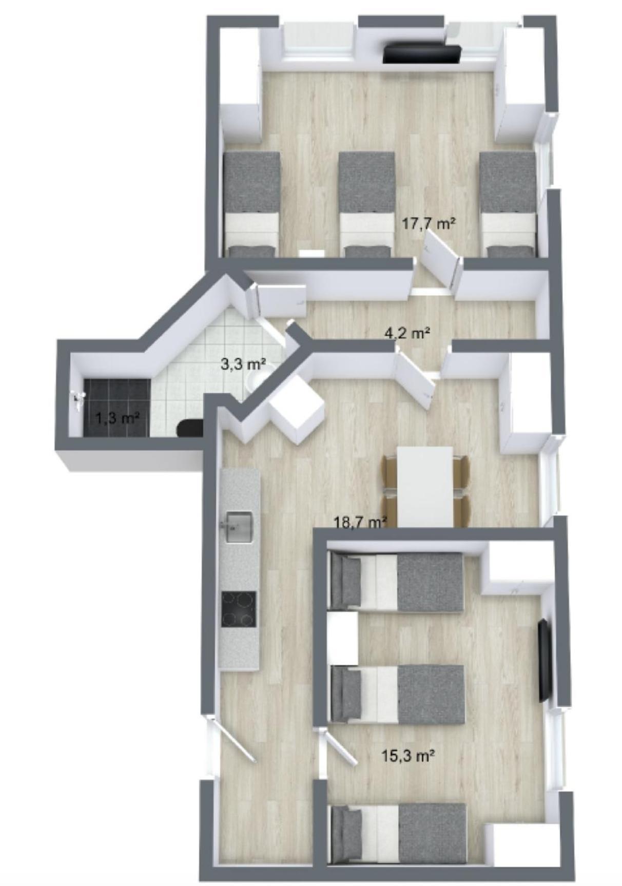 Wuerzburg Altbau-Citylofts Esterno foto